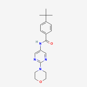 4-(tert-butyl)-N-(2-morpholinopyrimidin-5-yl)benzamide