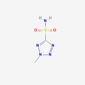 molecular formula C2H5N5O2S B2622896 2-methyl-2H-1,2,3,4-tetrazole-5-sulfonamide CAS No. 1859551-60-2