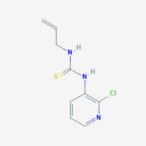 molecular formula C9H10ClN3S B262291 N-allyl-N'-(2-chloro-3-pyridinyl)thiourea 