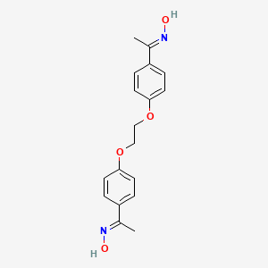 (NE)-N-[1-[4-[2-[4-[(E)-N-hydroxy-C-methylcarbonimidoyl]phenoxy]ethoxy]phenyl]ethylidene]hydroxylamine