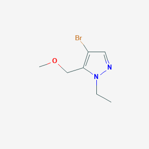 4-bromo-1-ethyl-5-(methoxymethyl)-1H-pyrazole