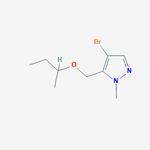 4-bromo-5-(sec-butoxymethyl)-1-methyl-1H-pyrazole