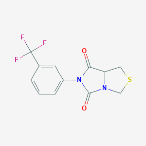 molecular formula C12H9F3N2O2S B262298 6-[3-(trifluoromethyl)phenyl]-1H-imidazo[1,5-c][1,3]thiazole-5,7(6H,7aH)-dione 