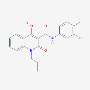 1-allyl-N-(3-chloro-4-methylphenyl)-4-hydroxy-2-oxo-1,2-dihydroquinoline-3-carboxamide