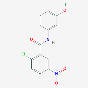 2-chloro-N-(3-hydroxyphenyl)-5-nitrobenzamide