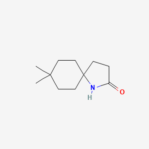 8,8-Dimethyl-1-azaspiro[4.5]decan-2-one