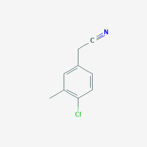 molecular formula C9H8ClN B2623071 2-(4-Chloro-3-methylphenyl)acetonitrile CAS No. 85470-94-6