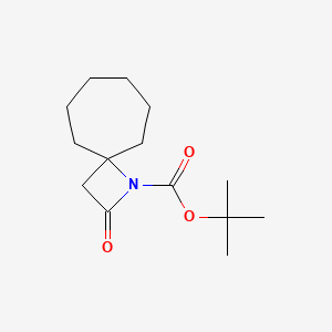 molecular formula C14H23NO3 B2623085 Tert-butyl 2-oxo-1-azaspiro[3.6]decane-1-carboxylate CAS No. 1335042-70-0