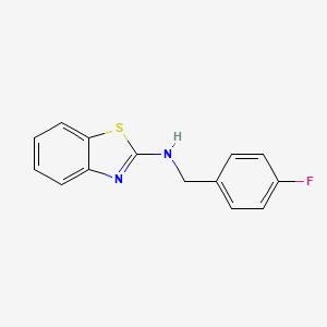 N-[(4-fluorophenyl)methyl]-1,3-benzothiazol-2-amine