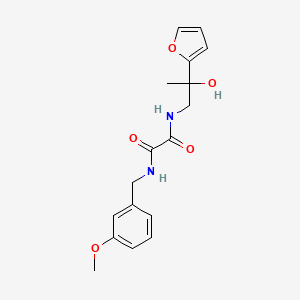 molecular formula C17H20N2O5 B2623174 N1-(2-(furan-2-yl)-2-hydroxypropyl)-N2-(3-methoxybenzyl)oxalamide CAS No. 1396748-05-2