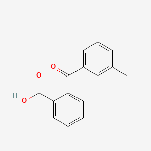 molecular formula C16H14O3 B2623180 2-(3,5-Dimethylbenzoyl)benzoic acid CAS No. 149817-31-2