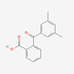 molecular formula C16H14O3 B2623180 2-(3,5-二甲基苯甲酰)苯甲酸 CAS No. 149817-31-2