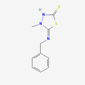 5-(Benzylimino)-4-methyl-4,5-dihydro-1,3,4-thiadiazole-2-thiol