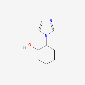 molecular formula C9H14N2O B2623190 2-(1H-imidazol-1-yl)cyclohexan-1-ol CAS No. 100199-09-5