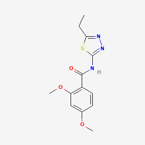 N-(5-ethyl-1,3,4-thiadiazol-2-yl)-2,4-dimethoxybenzamide