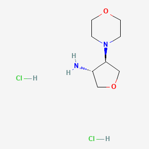 trans-4-Morpholinotetrahydrofuran-3-amine dihydrochloride