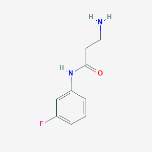 3-amino-N-(3-fluorophenyl)propanamide