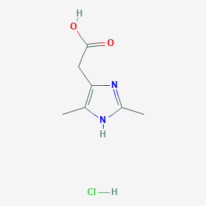2-(2,5-Dimethyl-1H-imidazol-4-yl)acetic acid;hydrochloride