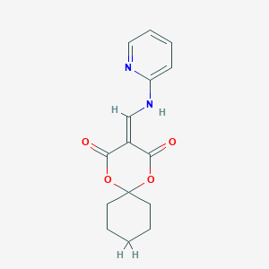 3-((Pyridin-2-ylamino)methylene)-1,5-dioxaspiro[5.5]undecane-2,4-dione