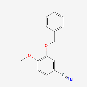 molecular formula C15H13NO2 B2623303 3-(Benzyloxy)-4-methoxybenzonitrile CAS No. 52805-37-5