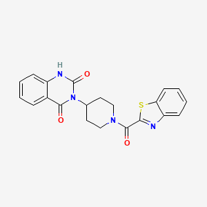 3-(1-(benzo[d]thiazole-2-carbonyl)piperidin-4-yl)quinazoline-2,4(1H,3H)-dione