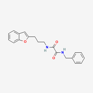 N1-(3-(benzofuran-2-yl)propyl)-N2-benzyloxalamide