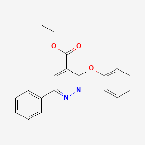 Ethyl 3-phenoxy-6-phenylpyridazine-4-carboxylate