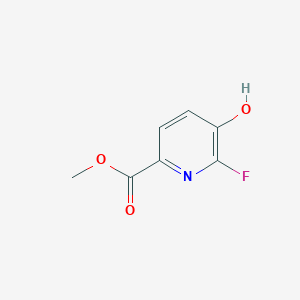 molecular formula C7H6FNO3 B2623395 Methyl 6-fluoro-5-hydroxypicolinate CAS No. 1256788-43-8