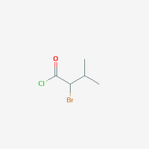 molecular formula C5H8BrClO B2623398 2-Bromo-3-methylbutanoyl chloride CAS No. 52574-82-0
