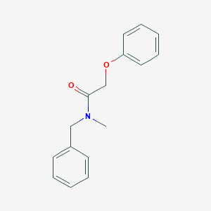 molecular formula C16H17NO2 B262340 N-benzyl-N-methyl-2-phenoxyacetamide 