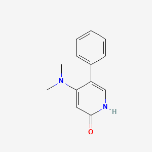 molecular formula C13H14N2O B2623405 4-(Dimethylamino)-5-phenyl-1H-pyridin-2-one CAS No. 2031258-80-5