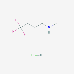 4,4,4-trifluoro-N-methylbutan-1-amine;hydrochloride