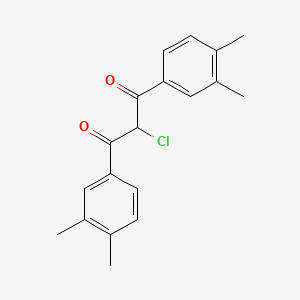 2-Chloro-1,3-bis(3,4-dimethylphenyl)propane-1,3-dione