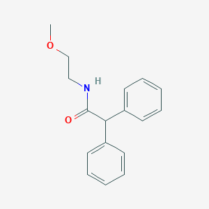 molecular formula C17H19NO2 B262343 N-(2-methoxyethyl)-2,2-diphenylacetamide 