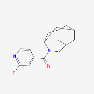 4-(2-Fluoropyridine-4-carbonyl)-4-azatricyclo[4.3.1.1^{3,8}]undecane