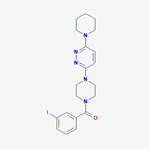 (3-Iodophenyl)(4-(6-(piperidin-1-yl)pyridazin-3-yl)piperazin-1-yl)methanone