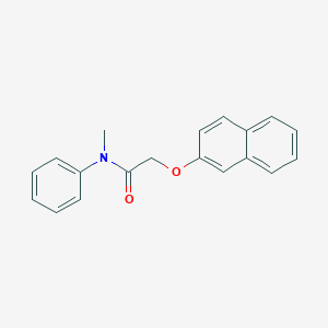 molecular formula C19H17NO2 B262345 N-methyl-2-(2-naphthyloxy)-N-phenylacetamide 