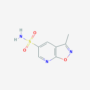 molecular formula C7H7N3O3S B2623457 3-Methyl-[1,2]oxazolo[5,4-b]pyridine-5-sulfonamide CAS No. 2094188-93-7