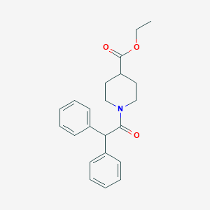 Ethyl 1-(diphenylacetyl)-4-piperidinecarboxylate