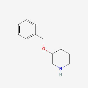 molecular formula C12H17NO B2623476 3-(苄氧基)哌啶 CAS No. 37098-74-1