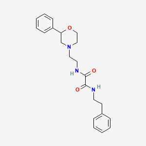 N1-phenethyl-N2-(2-(2-phenylmorpholino)ethyl)oxalamide