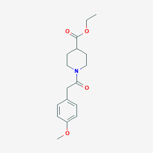 Ethyl 1-[(4-methoxyphenyl)acetyl]-4-piperidinecarboxylate