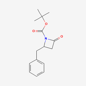 Tert-butyl 2-benzyl-4-oxoazetidine-1-carboxylate