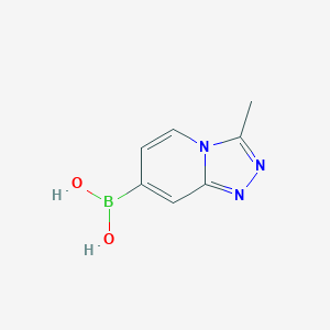 {3-Methyl-[1,2,4]triazolo[4,3-a]pyridin-7-yl}boronic acid