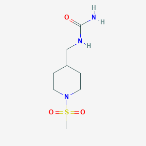 (1-Methylsulfonylpiperidin-4-yl)methylurea