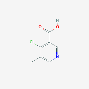 molecular formula C7H6ClNO2 B2623518 4-Chloro-5-methylpyridine-3-carboxylic acid CAS No. 1211590-60-1