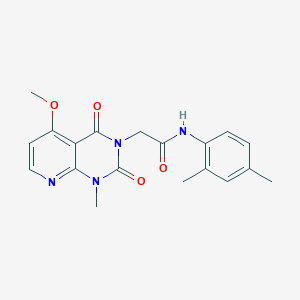 N-(2,4-dimethylphenyl)-2-(5-methoxy-1-methyl-2,4-dioxo-1,2-dihydropyrido[2,3-d]pyrimidin-3(4H)-yl)acetamide
