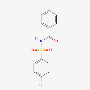 molecular formula C13H10BrNO3S B2623528 N-(4-bromophenyl)sulfonylbenzamide CAS No. 14067-99-3