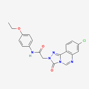 2-(8-chloro-3-oxo-[1,2,4]triazolo[4,3-c]quinazolin-2(3H)-yl)-N-(4-ethoxyphenyl)acetamide