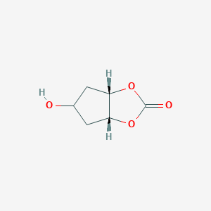 (3As,6aR)-5-hydroxy-4,5,6,6a-tetrahydro-3aH-cyclopenta[d][1,3]dioxol-2-one